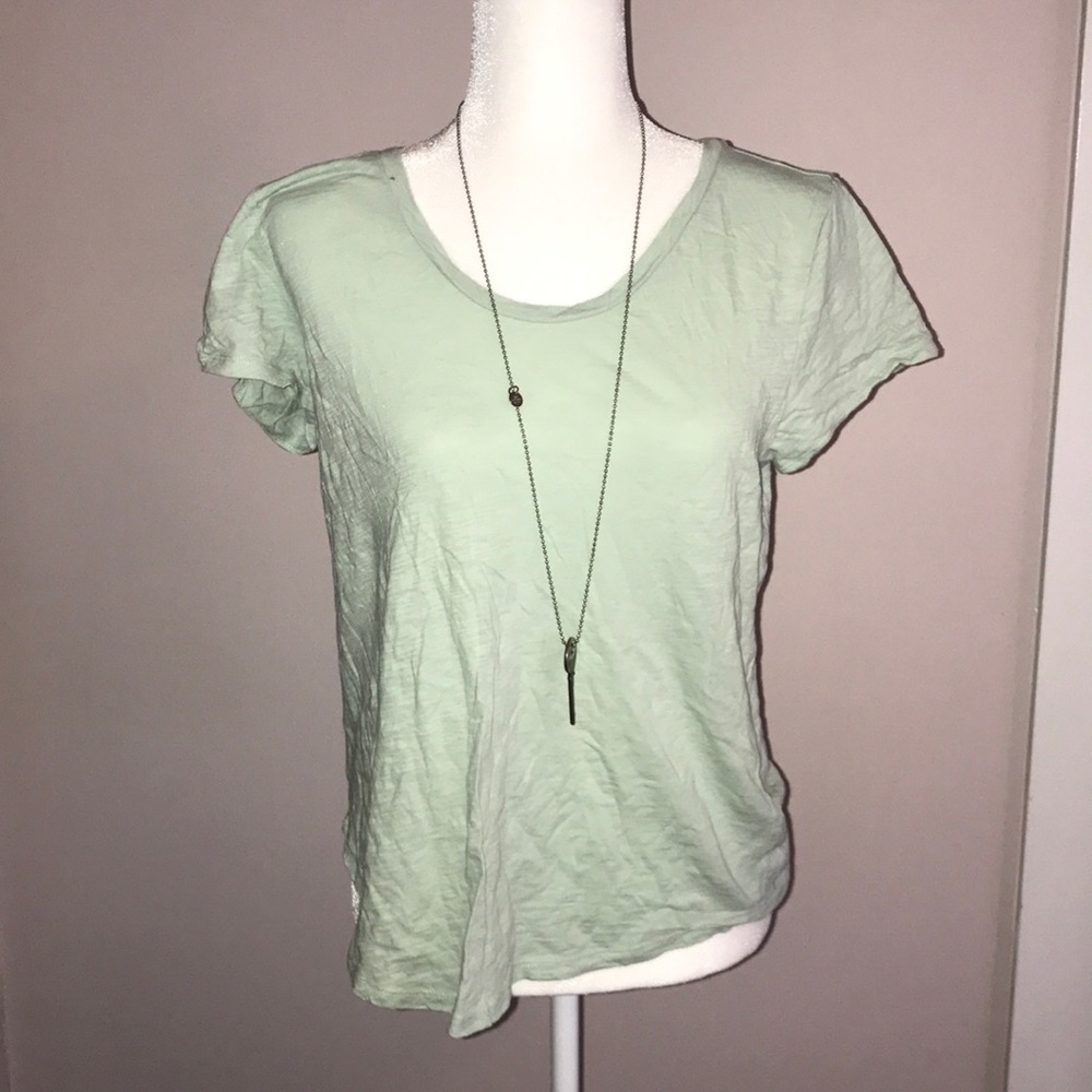 Lightweight mint green T-shirt